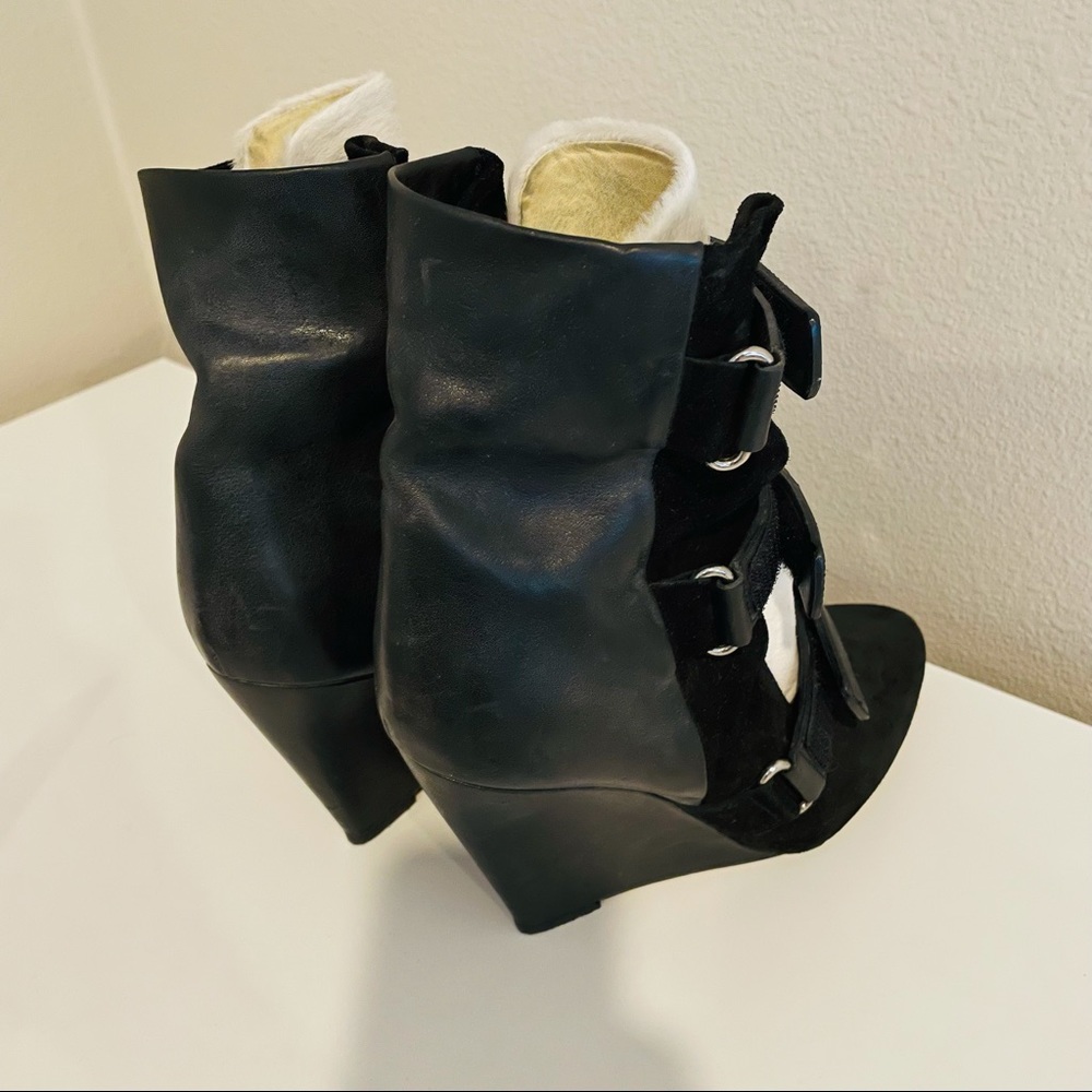 🇫🇷 Isabel Marant scarlet poney wedge boots - Picture 5 of 9